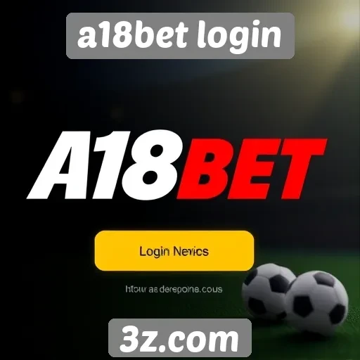 Funcionalidades do site a18bet login