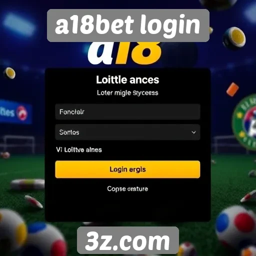 Facilidades de acesso no a18bet login
